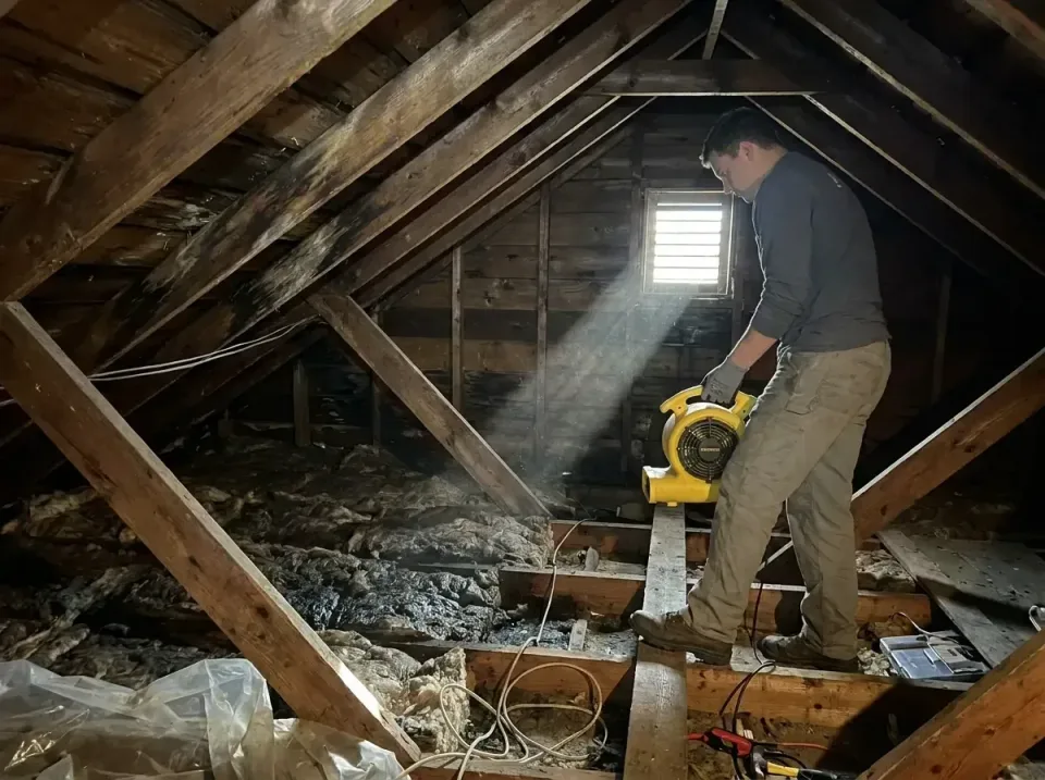 attic-water-damage-drying-proc-007 — frequently asked questions, Emergency Water Extraction & 24/7 Flood Response in Olympia…